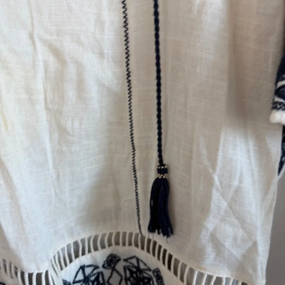 Free People Noyal Counting Stars Embroidered Tunic Size Large